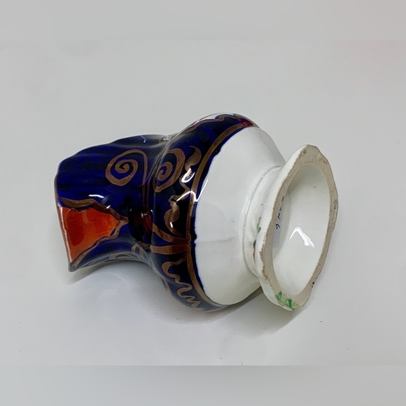 1830s Vintage Gaudy Welsh CHINOISSERIE Pattern Lustre Staffordshire Creamer Jug - Picture 8 of 16